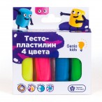 Набор для лепки Genio Kids-Art Тесто-пластилин 4цв., 120гр., карт.кор., европодвес