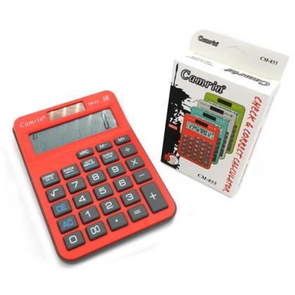 Калькулятор Carmin CM-855  12 разр, 14х10см., ассорти, карт.кор.