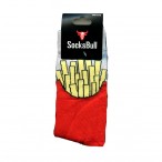 Носки Socks Bull Картофель фри красно-серые, р.37-44, хлопок, полиамид, эластан