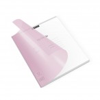 Тетрадь А5 12л. клетка Erich Krause Классика Cover Prо Pastel.Розовая пластиковая обложка