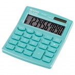 Калькулятор Eleven SDC-810NR-GN, бирюзовый,10 разряд., двойн.питание, 127*105*21 мм,