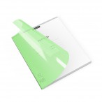 Тетрадь А5 12л. линия Erich Krause Классика Cover Prо Neon.Зеленая пластиковая обложка