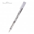 Ручка гелевая Bruno Visconti Sketch and Art.Uni Write.White белая, 0,8мм., со ст