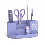 Органайзер настольный ERICH KRAUSE Victoria Lavender, фиолетовый, 5 предметов, пакет