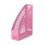Подставка д/бумаг ERICH KRAUSE Base Pastel вертикальная, 85мм., розовая, пластик