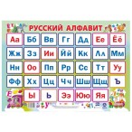 Плакат учебный А2 Русский алфавит