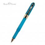Ручка шариковая Bruno Visconti Monaco синяя, 0,5мм., бирюзовый корпус