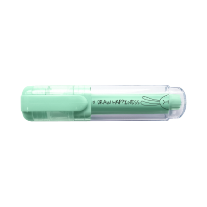 Текстовыделитель Be Smart Bunny зеленый, 1-5 мм., скошенный
