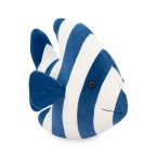 Игрушка мягкая ORANGE Рыба полосатая 38х12х30 см., синяя