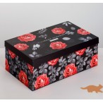 Коробка подарочная ''Цветочный стиль'' прямоугольная  26х17х10см.