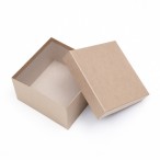 Коробка подарочная ''Крафт'' квадратные,  10х10х6см