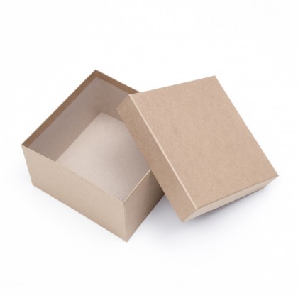 Коробка подарочная ''Крафт'' квадратные,  14х14х8см.