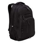 Рюкзак молодежный Grizzly RU-436-1 черный, 2отд, карманы, анат.спинка, свет.элем. 32х47х17