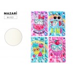 Блокнот А6 Mazari Sweets 3D 80л. клетка, 9х14см., 4в.