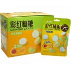 Конфеты Caihong Candy Happy Monkey Арбуз и апельсин 18 гр., пакет