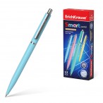 Ручка шариковая ERICH KRAUSE Smart Matic Pastel автоматическая, синяя, 0,7мм, карт.кор.