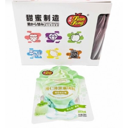 Мармелад Tianfeng Food Sweet Making Ice Cream Мята 28 гр., пакет,  (А)