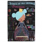 Набор гравюр-раскрасок Darvish А4 Princesses 6 двойных листов