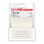 Блок д/зам. самокл. ERICH KRAUSE Clear 75х75  50л., пластик, прозрачный