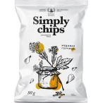 Чипсы Simply Chips Медовая горчица 80 гр., картофельные, пакет