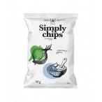 Чипсы Simply Chips Сметана и лук 80 гр., картофельные, пакет