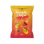 Чипсы-начос Simply Chips Острый томат 80 гр., кукурузные, пакет